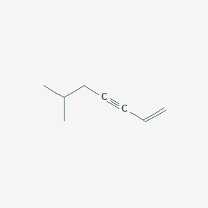 molecular formula C8H12 B15477839 6-Methylhept-1-en-3-yne CAS No. 28339-57-3