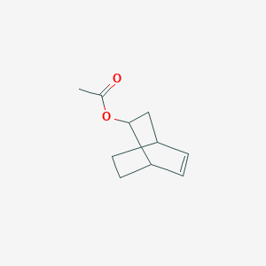 molecular formula C10H14O2 B15477844 Bicyclo[2.2.2]oct-5-en-2-yl acetate CAS No. 34020-37-6