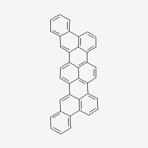 molecular formula C38H20 B15477874 Tribenzo[fg,mn,xyz]heptaphene CAS No. 34814-77-2