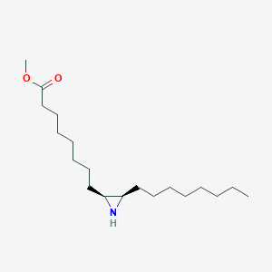 molecular formula C19H37NO2 B15477884 methyl 8-[(2S,3R)-3-octylaziridin-2-yl]octanoate CAS No. 29673-32-3