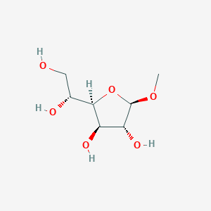 molecular formula C7H14O6 B154779 beta-D-Glucofuranoside, methyl CAS No. 1824-89-1