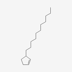 molecular formula C16H30 B15477930 1-Undecylcyclopent-2-ene CAS No. 24828-58-8