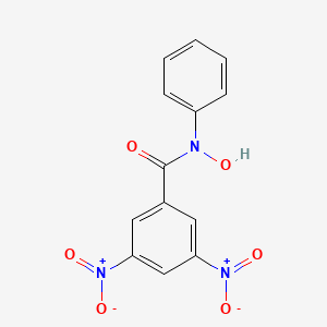 molecular formula C13H9N3O6 B15477933 N-Hydroxy-3,5-dinitro-N-phenylbenzamide CAS No. 29556-22-7