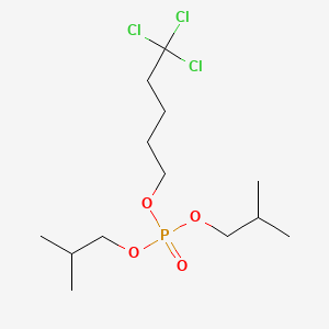 molecular formula C13H26Cl3O4P B15477942 Diisobutyl trichloropentyl phosphate CAS No. 36266-98-5