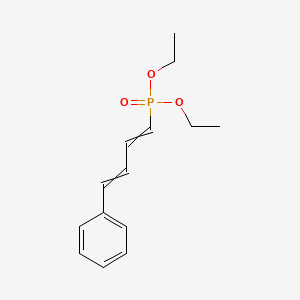 molecular formula C14H19O3P B15477962 Diethyl (4-phenylbuta-1,3-dien-1-yl)phosphonate CAS No. 36892-91-8