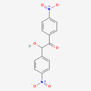 molecular formula C14H10N2O6 B15477969 Ethanone, 2-hydroxy-1,2-bis(4-nitrophenyl)- CAS No. 36898-62-1