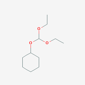 molecular formula C11H22O3 B15477983 (Diethoxymethoxy)cyclohexane CAS No. 25604-46-0