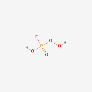 molecular formula FH2O4P B15477993 Fluoro(hydroperoxy)phosphinic acid CAS No. 35340-92-2