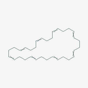 molecular formula C32H48 B15478002 Cyclodotriaconta-1,5,9,13,17,21,25,29-octaene CAS No. 34114-93-7