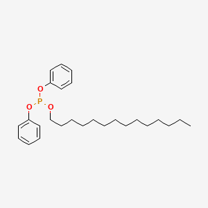 molecular formula C26H39O3P B15478041 Diphenyl tetradecyl phosphite CAS No. 34294-53-6