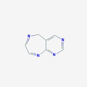 molecular formula C7H6N4 B15478119 5H-Pyrimido[4,5-E][1,4]diazepine CAS No. 25885-50-1