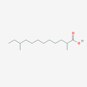 molecular formula C14H28O2 B15478120 2,10-Dimethyldodecanoic acid CAS No. 24323-30-6
