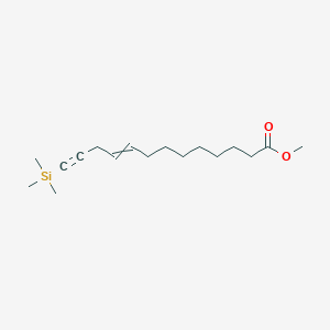molecular formula C17H30O2Si B15478175 Methyl 13-(trimethylsilyl)tridec-9-EN-12-ynoate CAS No. 25399-39-7