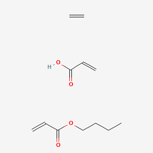 molecular formula C12H20O4 B15478202 Butyl prop-2-enoate;ethene;prop-2-enoic acid CAS No. 26355-78-2