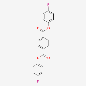 molecular formula C20H12F2O4 B15478273 Bis(4-fluorophenyl) benzene-1,4-dicarboxylate CAS No. 24707-06-0