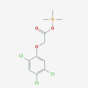 molecular formula C11H13Cl3O3Si B15478336 Acetic acid, 2-(2,4,5-trichlorophenoxy)-, trimethylsilyl ester CAS No. 34113-75-2
