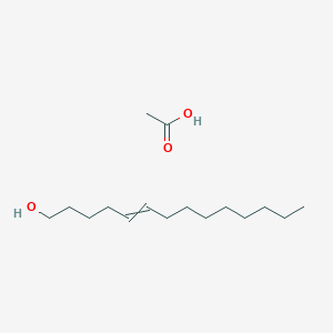 molecular formula C16H32O3 B15478389 5-Tetradecen-1-ol, acetate, (5Z)- CAS No. 34010-13-4