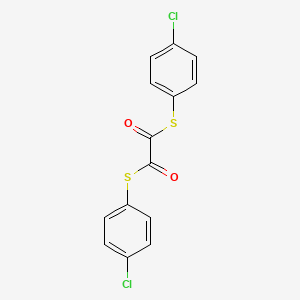 molecular formula C14H8Cl2O2S2 B15478578 Bis(4-chlorothiophenyl)oxalate CAS No. 24455-25-2