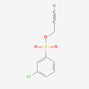 molecular formula C9H7ClO3S B15478653 Prop-2-yn-1-yl 3-chlorobenzene-1-sulfonate CAS No. 34646-08-7