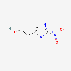 molecular formula C6H9N3O3 B15478663 Imidazole-5-ethanol, 1-methyl-2-nitro- CAS No. 23571-48-4