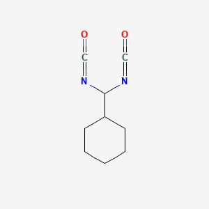 molecular formula C9H12N2O2 B15478771 (Diisocyanatomethyl)cyclohexane CAS No. 25398-11-2