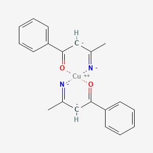 molecular formula C20H18CuN2O2-2 B15478781 Copper, bis(3-aminocrotonophenonato)- 