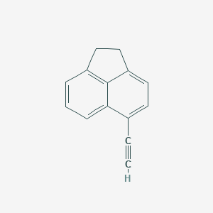 molecular formula C14H10 B15478813 Acenaphthylene, 5-ethynyl-1,2-dihydro- CAS No. 33918-41-1