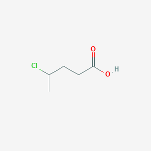 molecular formula C5H9ClO2 B15478863 Pentanoic acid, 4-chloro- 