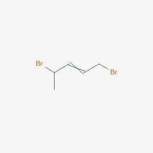 molecular formula C5H8Br2 B15478888 1,4-Dibromopent-2-ene CAS No. 25296-22-4
