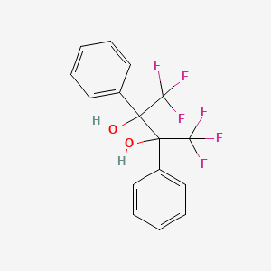 molecular formula C16H12F6O2 B15478891 1,1,1,4,4,4-Hexafluoro-2,3-diphenylbutane-2,3-diol CAS No. 33965-65-0