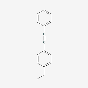 molecular formula C16H14 B15478914 1-Ethyl-4-(phenylethynyl)benzene CAS No. 29778-20-9