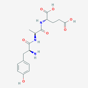 molecular formula C17H23N3O7 B15478929 L-Tyrosyl-L-alanyl-L-glutamic acid CAS No. 31962-53-5