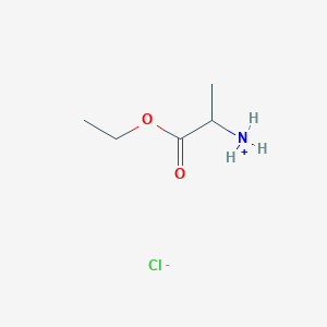 molecular formula C5H12ClNO2 B015479 H-DL-Ala-OEt.HCl CAS No. 617-27-6