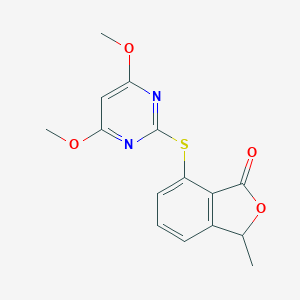 molecular formula C15H14N2O4S B154790 吡啶甲酸 CAS No. 135186-78-6