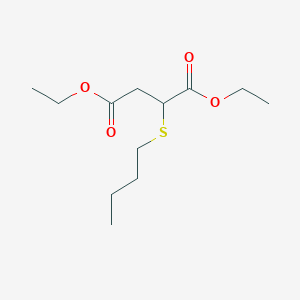 molecular formula C12H22O4S B15479023 Diethyl 2-(butylsulfanyl)butanedioate CAS No. 33020-13-2
