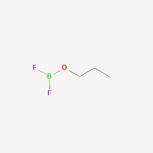 molecular formula C3H7BF2O B15479186 Difluoro-propoxy-borane CAS No. 30001-46-8