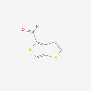 molecular formula C7H4OS2 B15479192 Thieno[3,4-b]thiophene-4-carbaldehyde CAS No. 25674-36-6