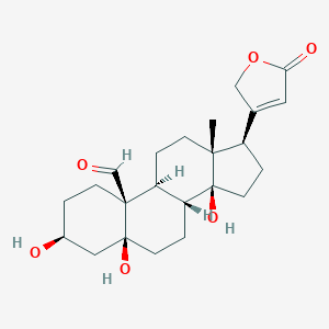 molecular formula C23H32O6 B154792 毛花苷 CAS No. 66-28-4