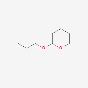 molecular formula C9H18O2 B15479204 2H-Pyran, tetrahydro-2-isobutoxy- CAS No. 32767-68-3