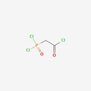 molecular formula C2H2Cl3O2P B15479257 Acetyl chloride, dichlorophosphono- CAS No. 34164-06-2