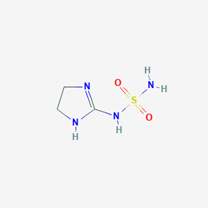 molecular formula C3H8N4O2S B154794 2-Sulfamoylimino-imidazolidine CAS No. 136810-61-2