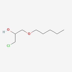 molecular formula C8H17ClO2 B15479510 2-Propanol, 1-chloro-3-(pentyloxy)- CAS No. 25401-93-8