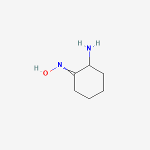 molecular formula C6H12N2O B15479701 N-(2-Aminocyclohexylidene)hydroxylamine CAS No. 34546-14-0