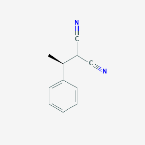 molecular formula C11H10N2 B15480046 [(1S)-1-Phenylethyl]propanedinitrile CAS No. 29621-69-0