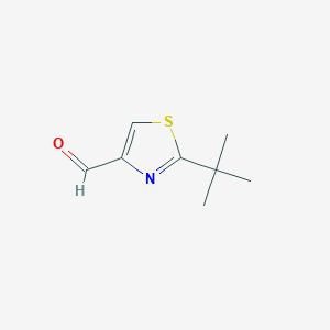 molecular formula C8H11NOS B154801 2-Tert-butyl-1,3-thiazole-4-carbaldehyde CAS No. 937663-81-5
