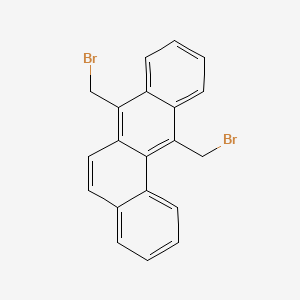 molecular formula C20H14Br2 B15480214 Benz(a)anthracene, 7,12-bis(bromomethyl)- CAS No. 34331-98-1