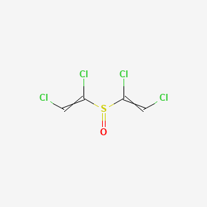 molecular formula C4H2Cl4OS B15480510 1,1'-Sulfinylbis(1,2-dichloroethane) CAS No. 23248-53-5