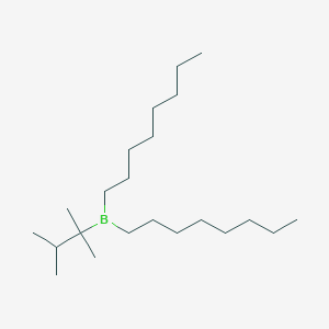 molecular formula C22H47B B15480565 (2,3-Dimethylbutan-2-yl)(dioctyl)borane CAS No. 32327-53-0