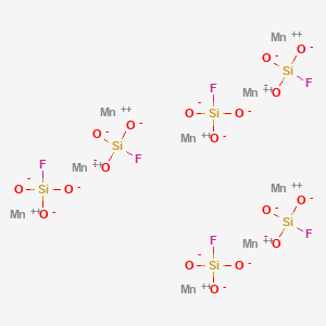 molecular formula F6Mn9O18Si6 B15480582 Manganese(2+) fluorosilanetris(olate) (3/2) CAS No. 25808-75-7