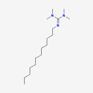molecular formula C17H37N3 B15480838 Guanidine, N''-dodecyl-N,N,N',N'-tetramethyl- CAS No. 25661-96-5
